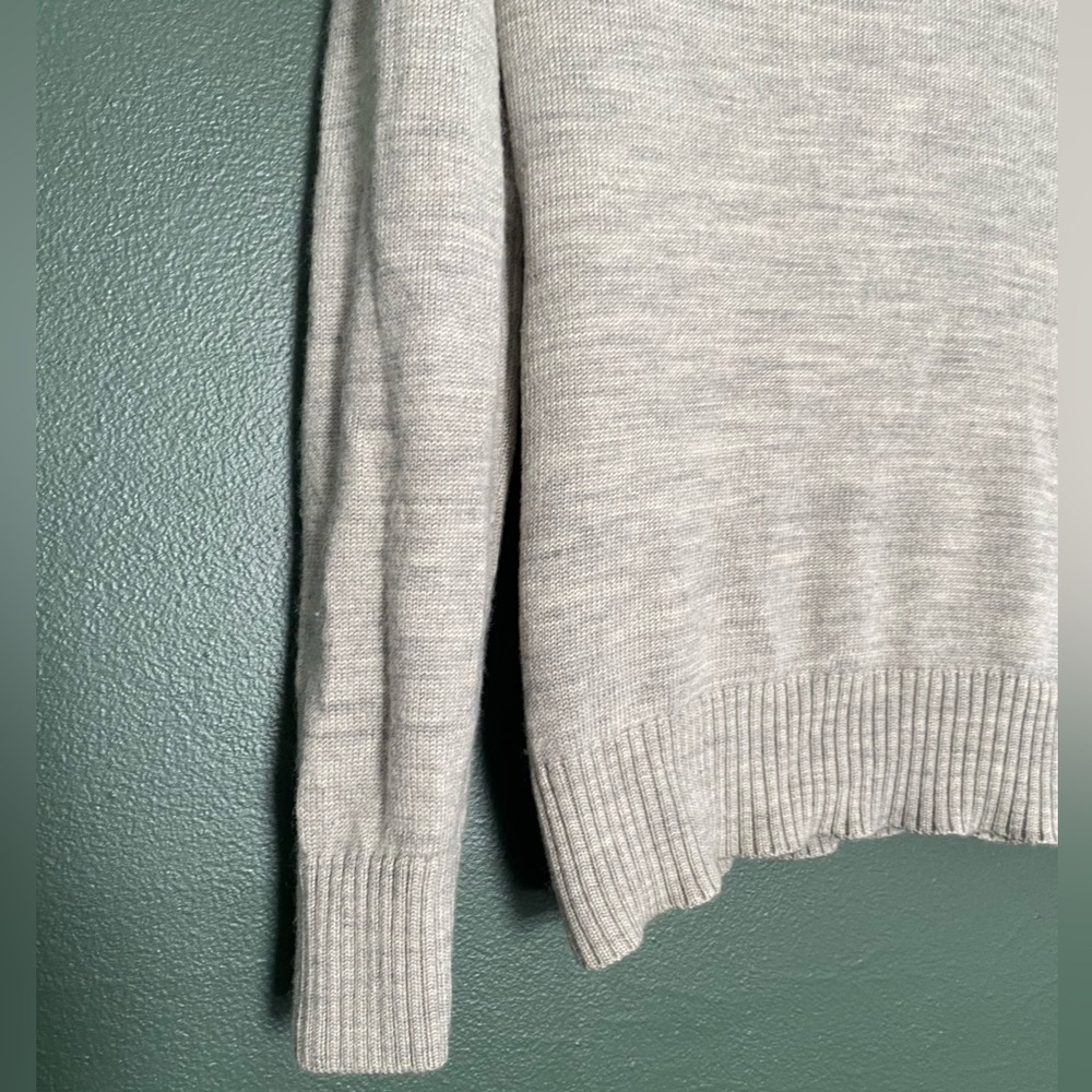 Cashmere Merino wool Vineyard Vines Gray V-Neck Collar Sweater Shep and Ian - Picture 8 of 16